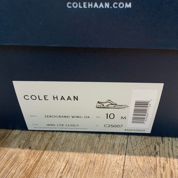 Cole Haan Zerogrand Wingtip Oxford Size 